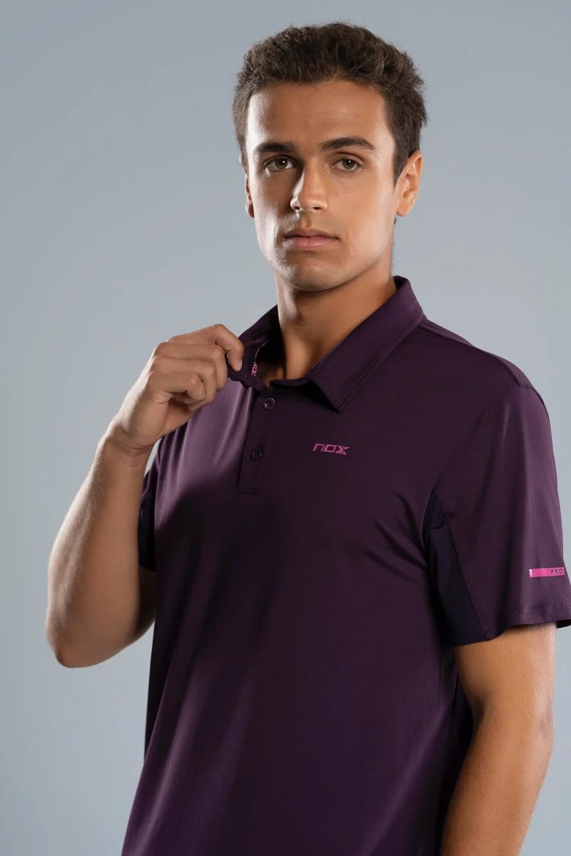 2026 Men's PRO Deep Purple Polo Shirt