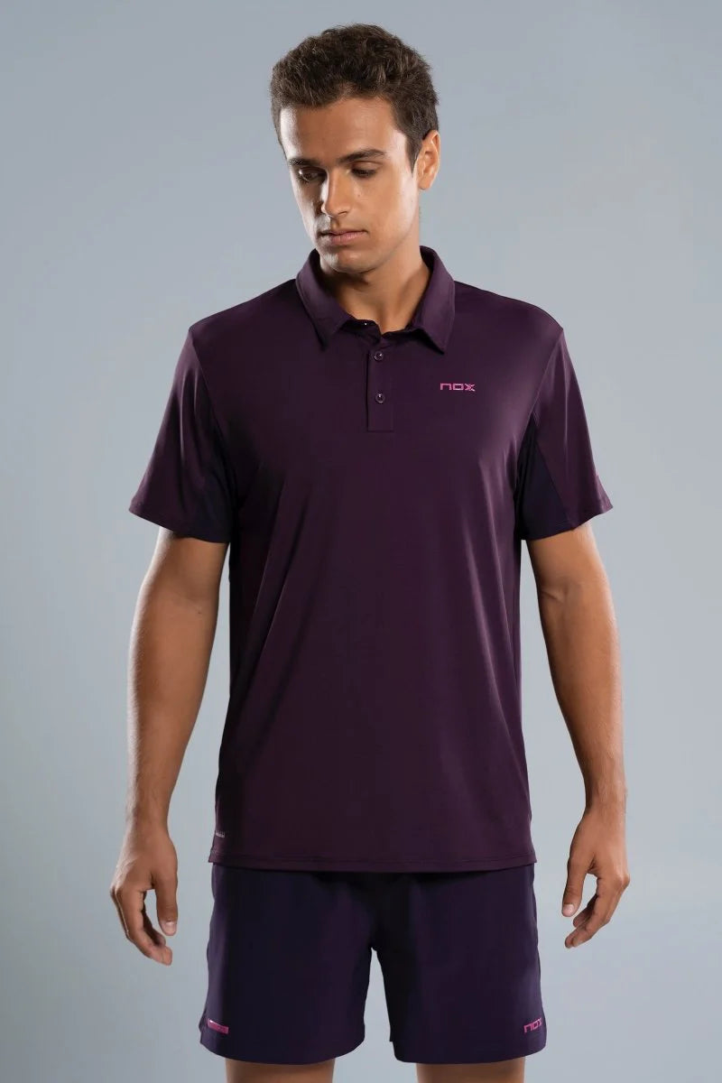 2026 Men's PRO Deep Purple Polo Shirt