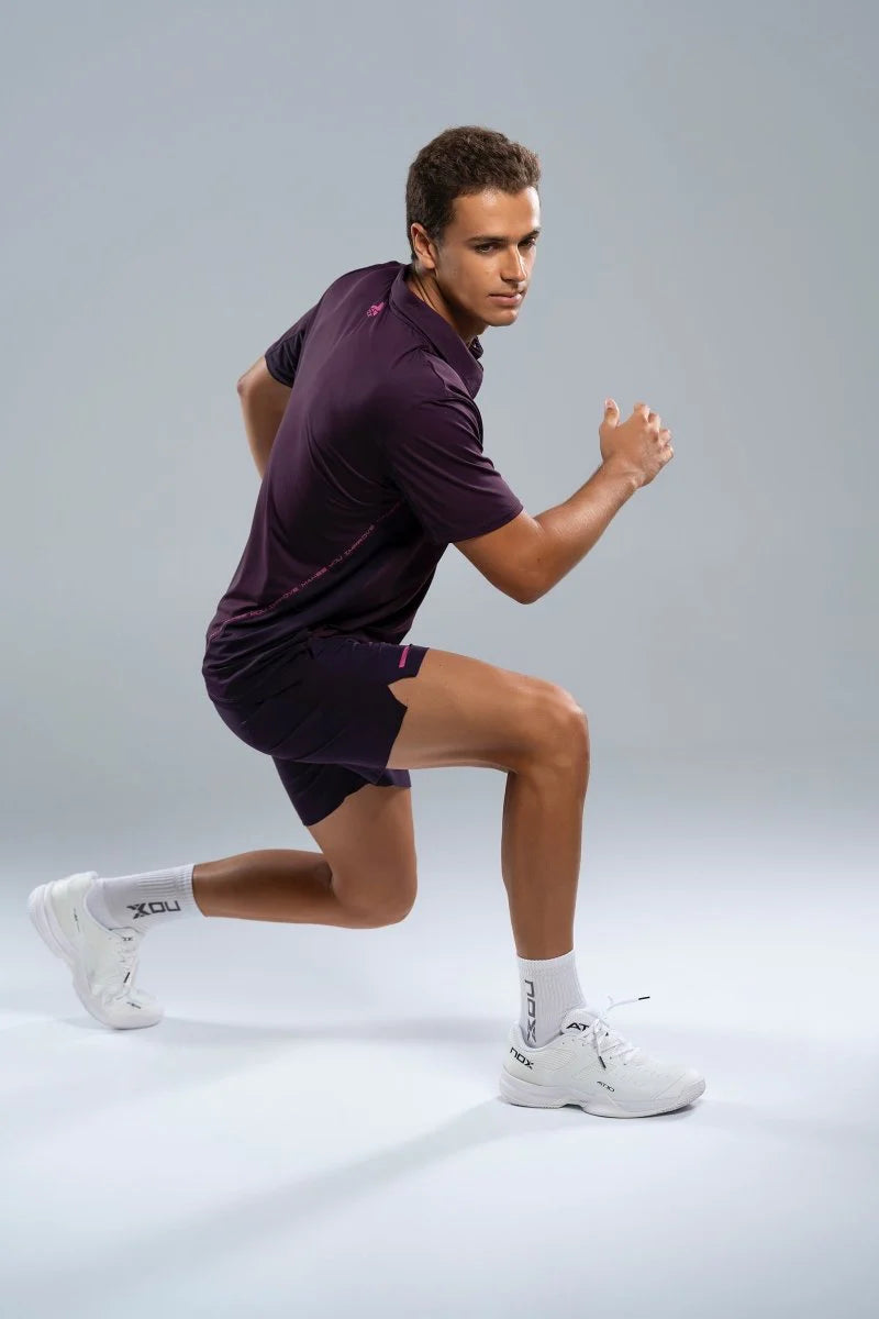 2026 Men's PRO Deep Purple Polo Shirt