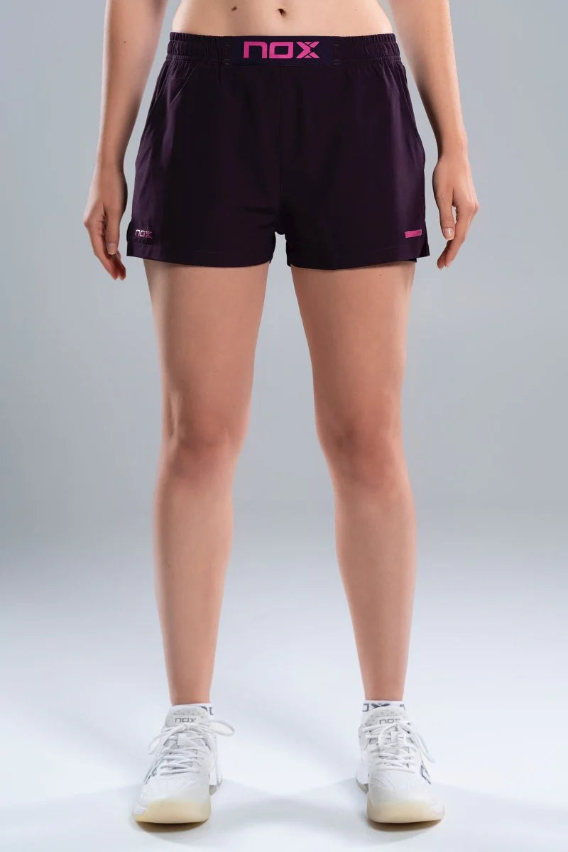 2026 Nox Womens Pro Shorts (Deep Purple)