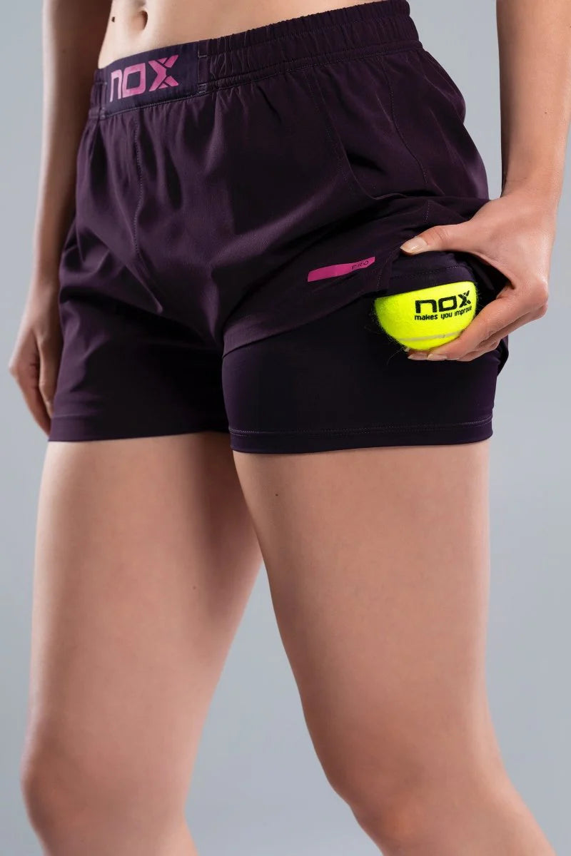 2026 Nox Womens Pro Shorts (Deep Purple)