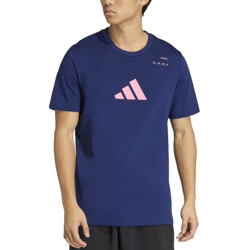 Adidas Padel T-Shirt (Dark Blue)