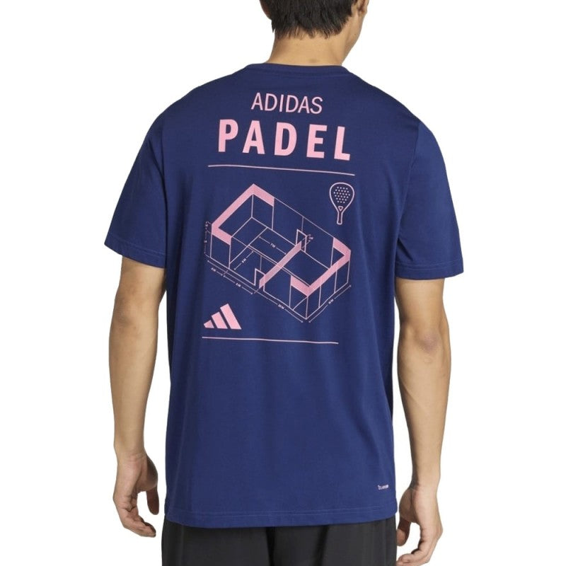 Adidas Padel T-Shirt (Dark Blue)