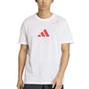Adidas Padel T-Shirt (White/Red)