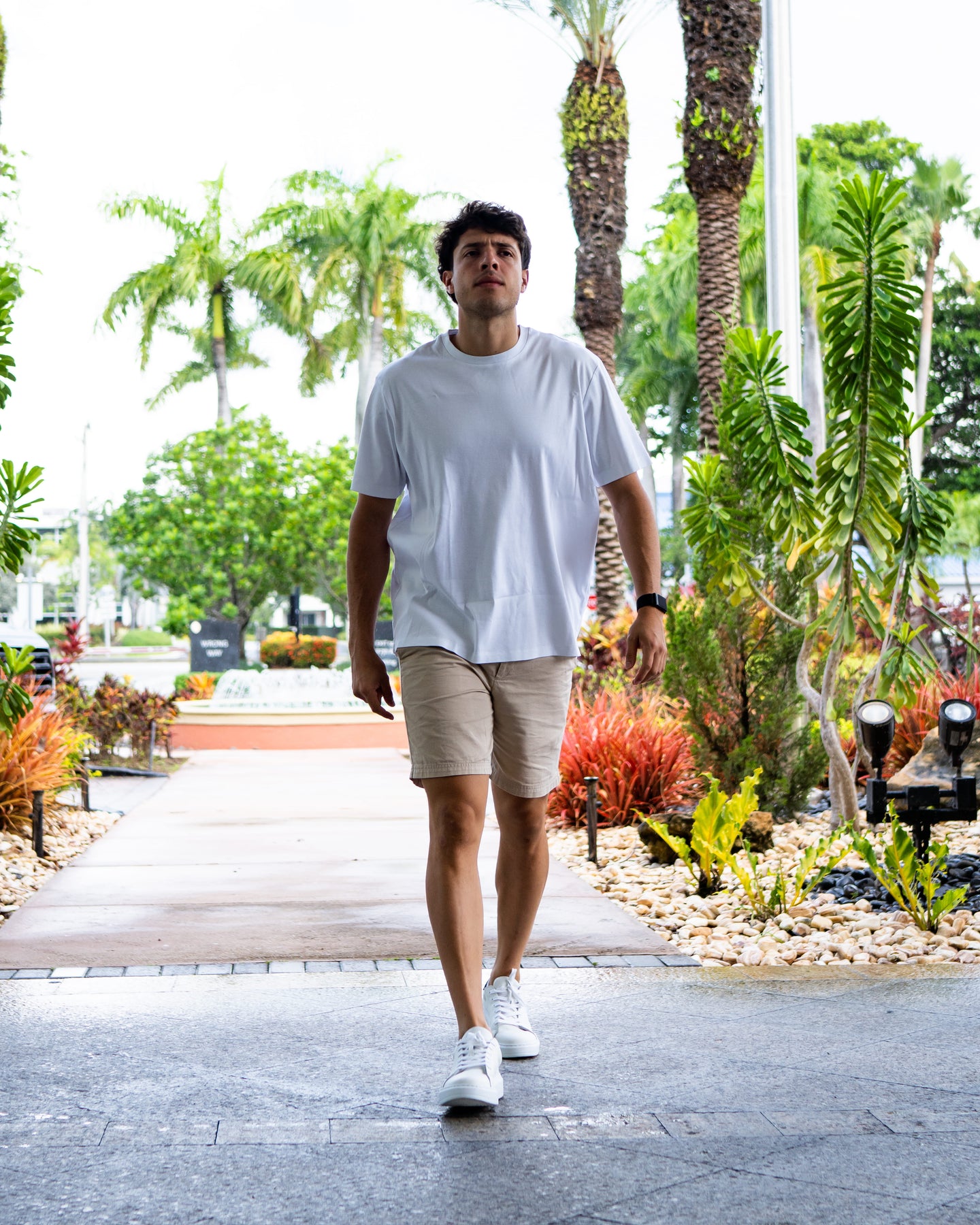 NOX Tapia Leather Street Shoes (White/Blue)