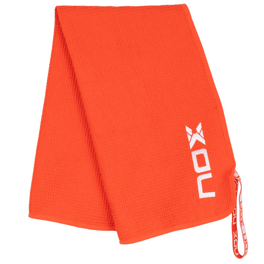 Nox padel towel (Red/White) - front view