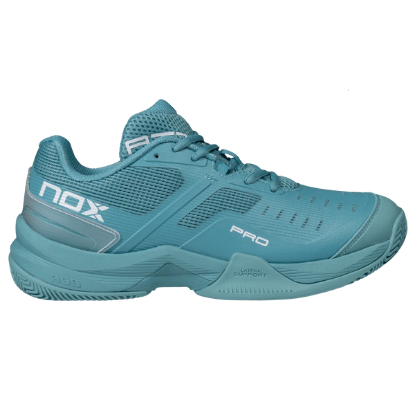 2026 Nox AT10 Pro Padel Shoes (Turquoise/White) – PadelDeals
