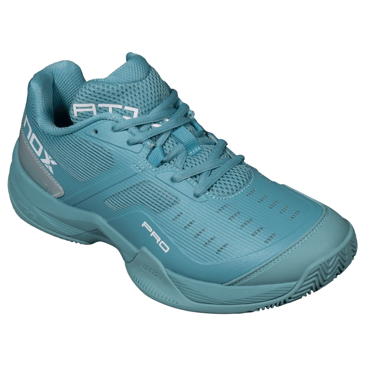 2026 Nox AT10 Pro Padel Shoes (Turquoise/White)
