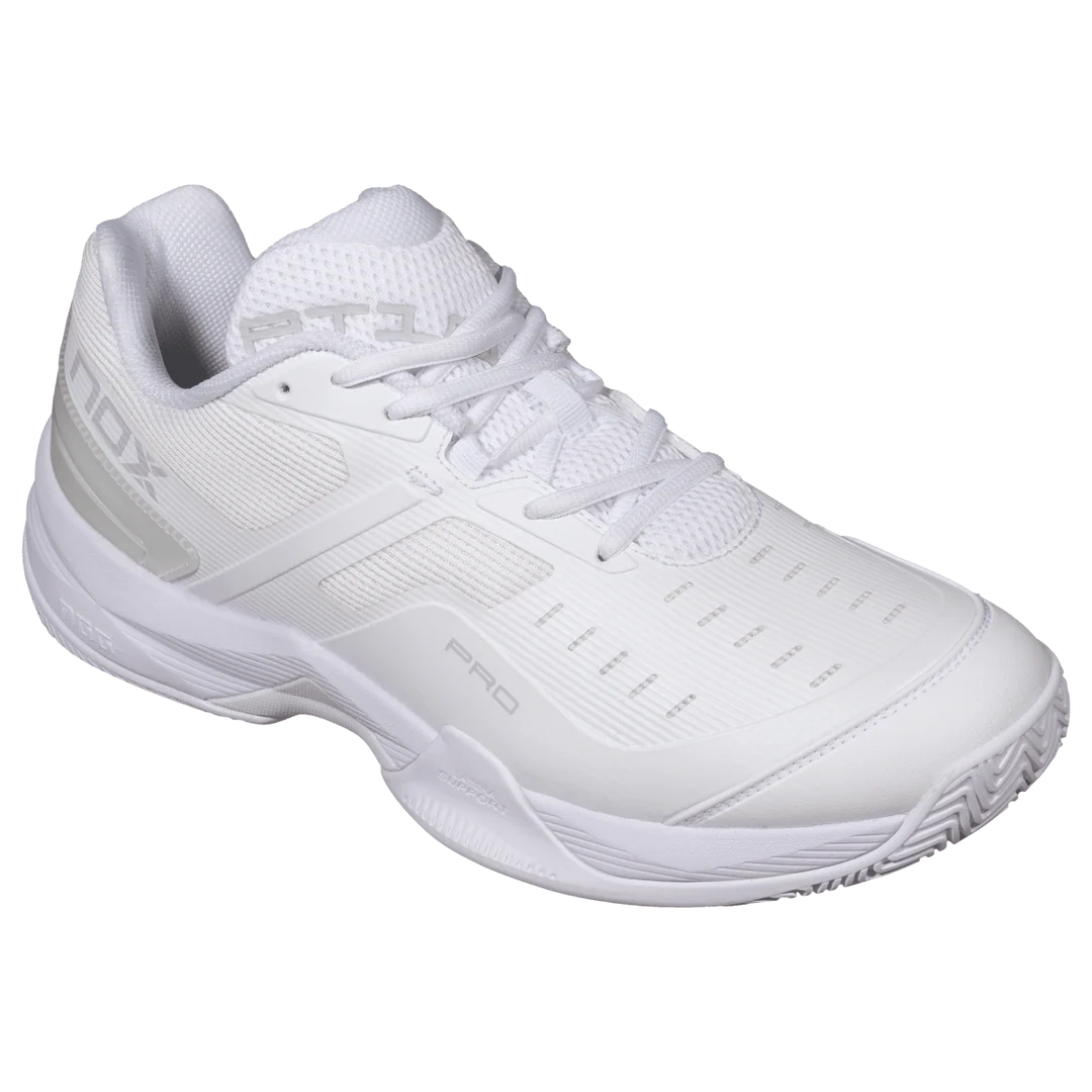 2026 Nox AT10 Pro Padel Shoes  (White/Grey)