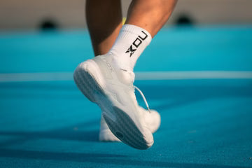 2026 Nox AT10 Pro Padel Shoes  (White/Grey)