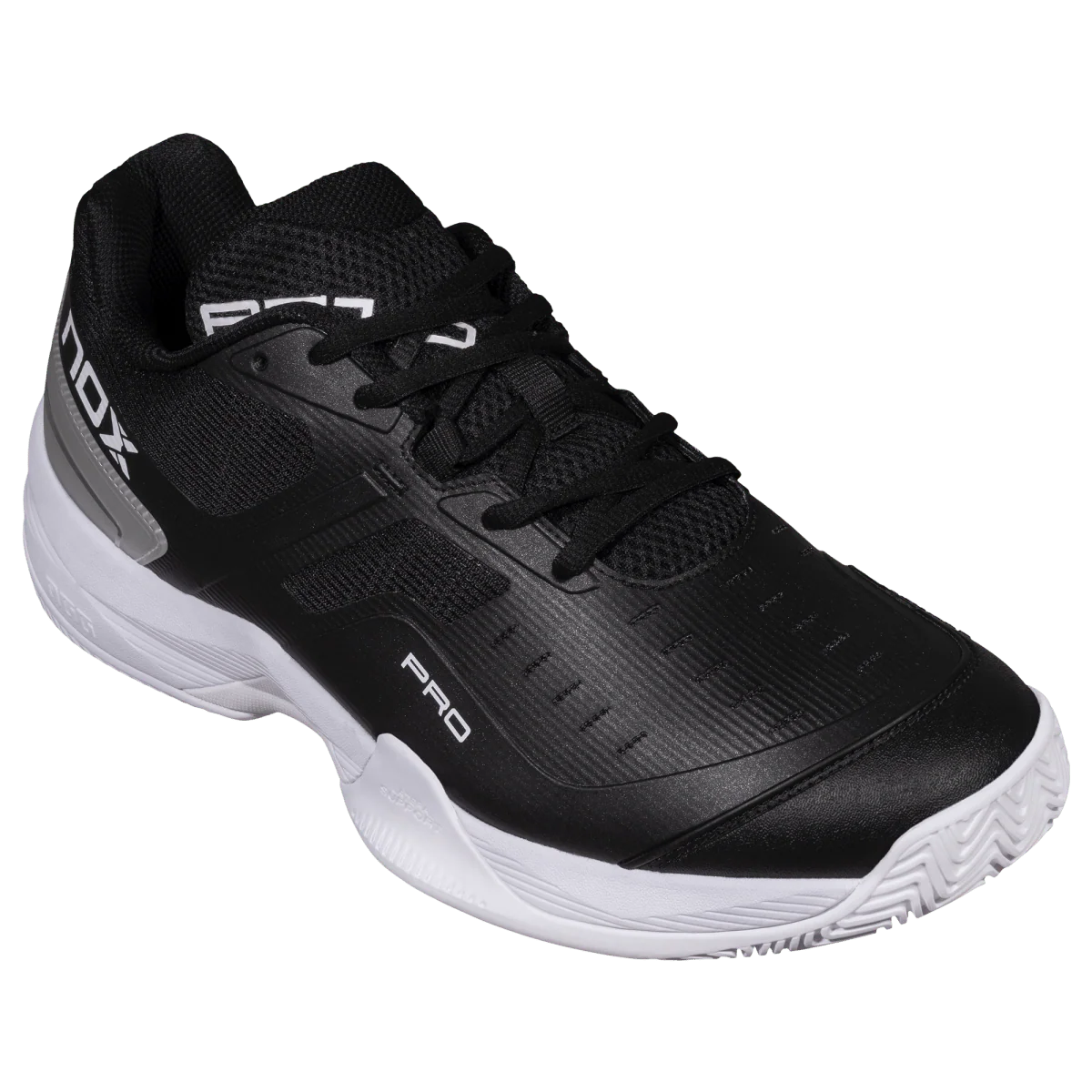 2026 AT10 PRO Padel Shoes (Black/White)