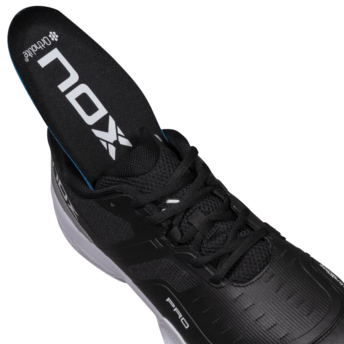 2026 AT10 PRO Padel Shoes (Black/White)