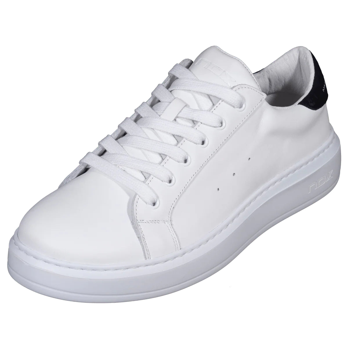 NOX Tapia Leather Street padel shoes (White/Blue) - view 4