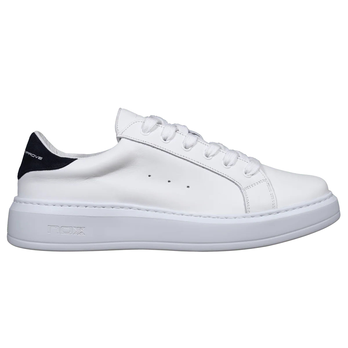 NOX Tapia Leather Street padel shoes (White/Blue) - view 3
