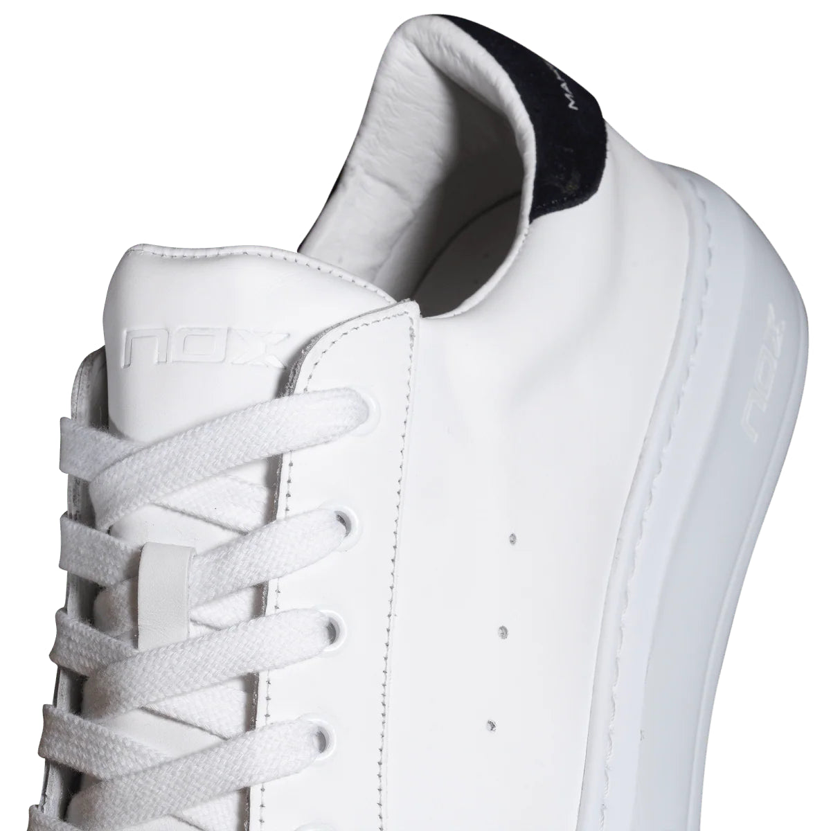 NOX Tapia Leather Street padel shoes (White/Blue) - view 10